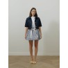 Veste en jean - Short sleeves cropped jacket - Patou