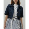 Veste en jean - Short sleeves cropped jacket - Patou