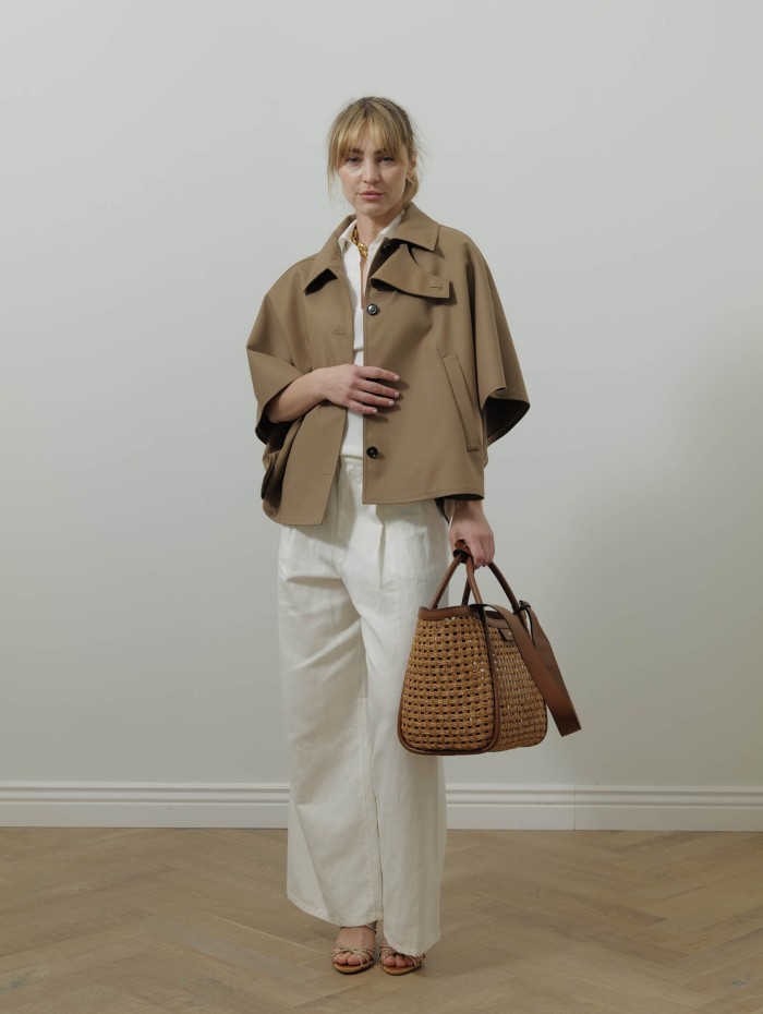 Cape courte en gabardine - Paggio - Max Mara