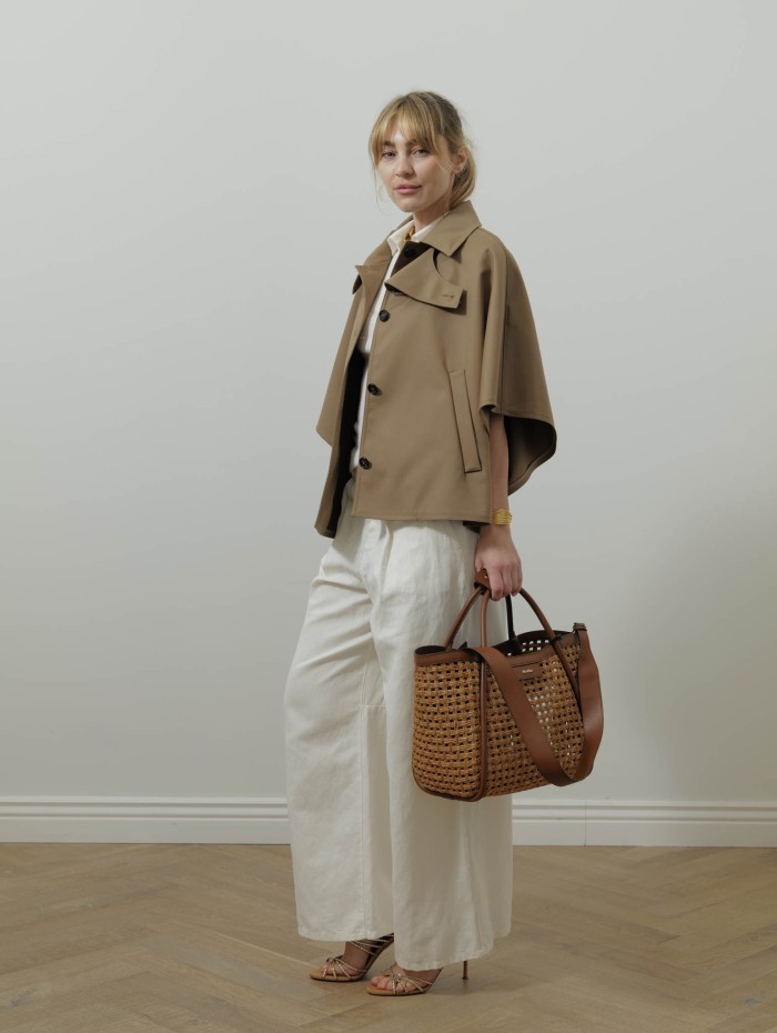 Cape courte en gabardine - Paggio - Max Mara