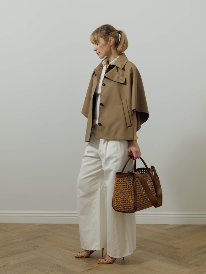 Cape courte en gabardine - Paggio - Max Mara