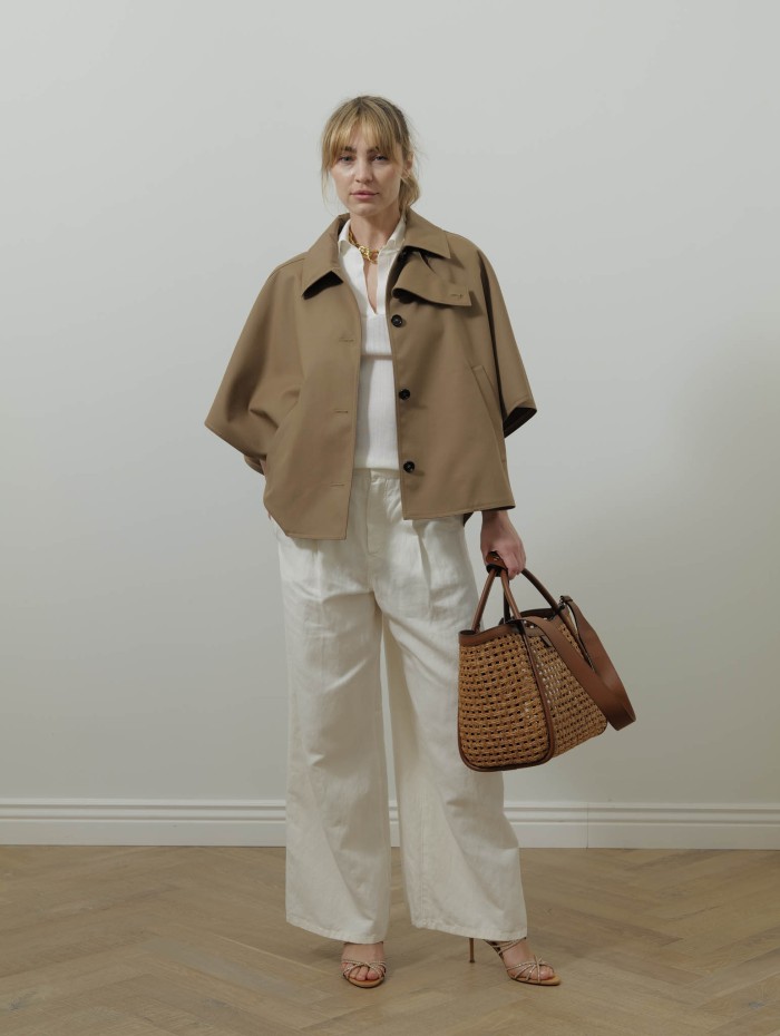 Cape courte en gabardine - Paggio - Max Mara