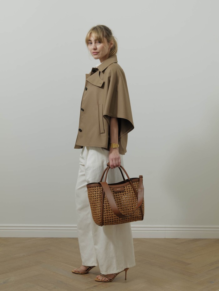 Cape courte en gabardine - Paggio - Max Mara