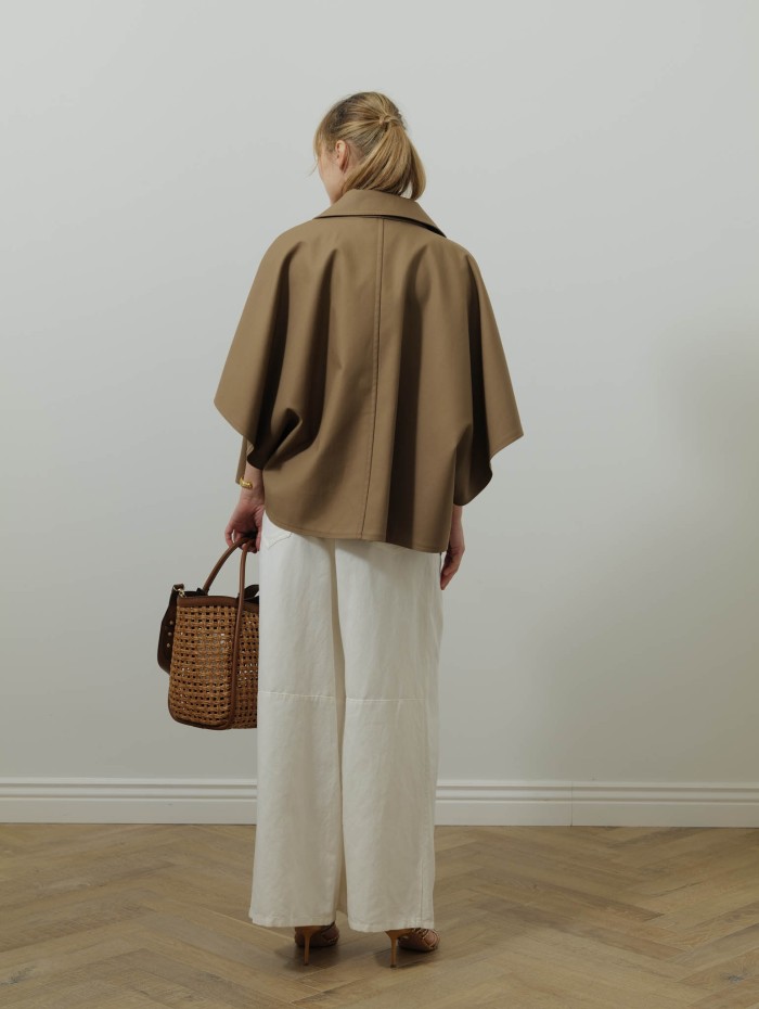 Cape courte en gabardine - Paggio - Max Mara