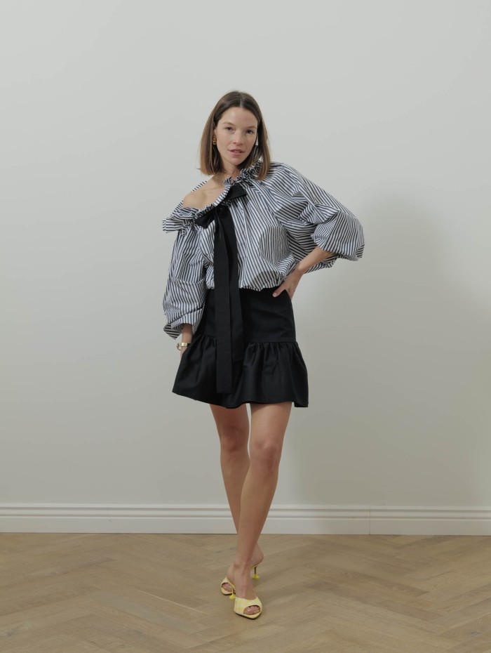 Jupe à volants - Ruffle mini skirt - Patou