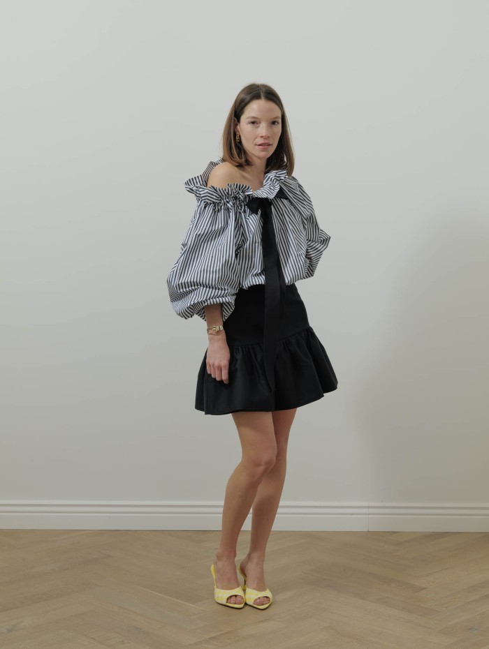 Jupe à volants - Ruffle mini skirt - Patou