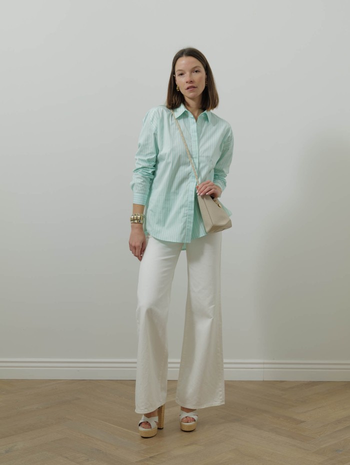 Chemise à rayures - Boyfriend - Andréa Lev