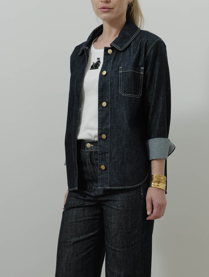 Chemise en denim de coton - Smmenfasi - Max Mara
