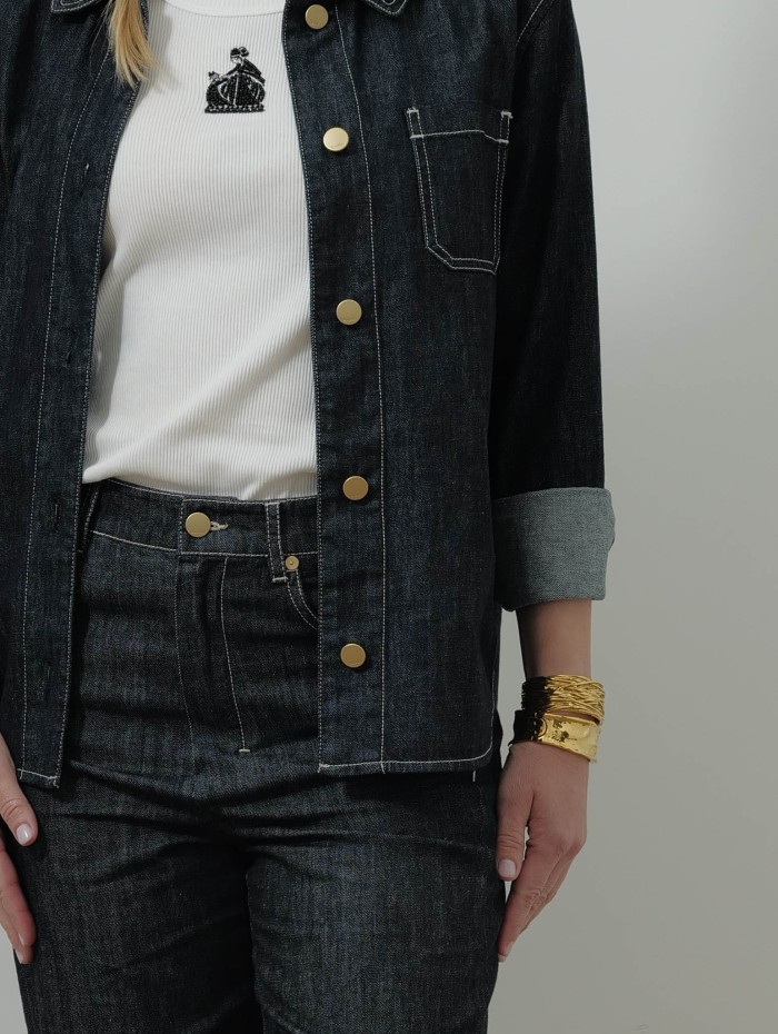 Chemise en denim de coton - Smmenfasi - Max Mara