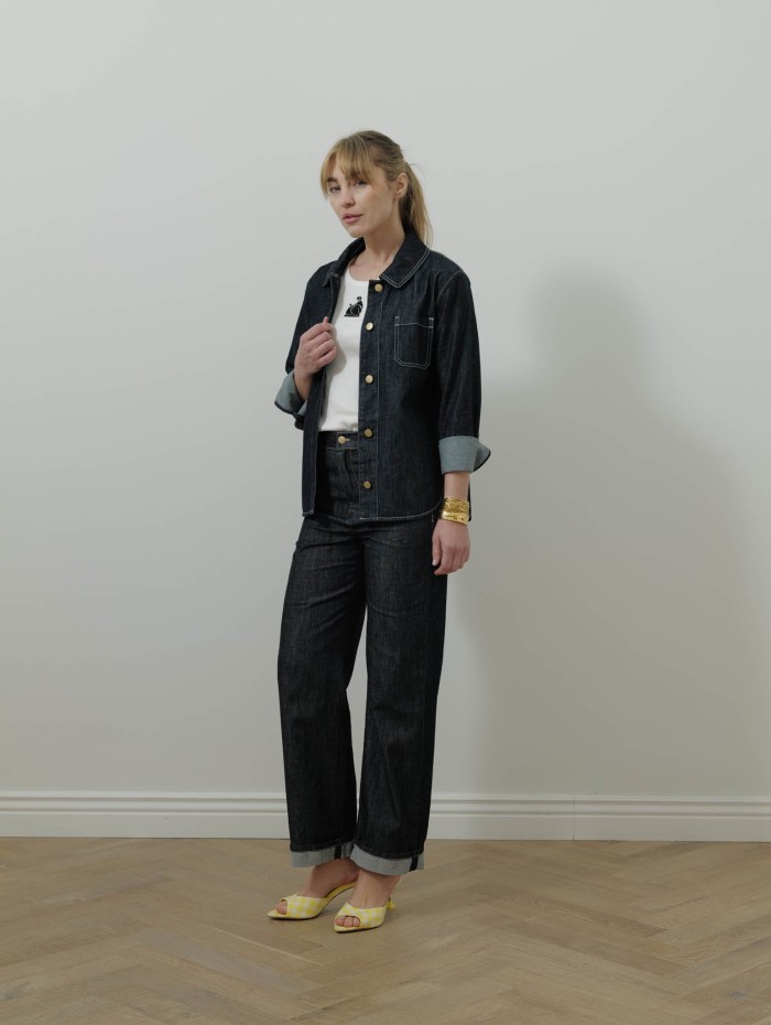 Jean en denim avec revers - Smmchiara - Max Mara