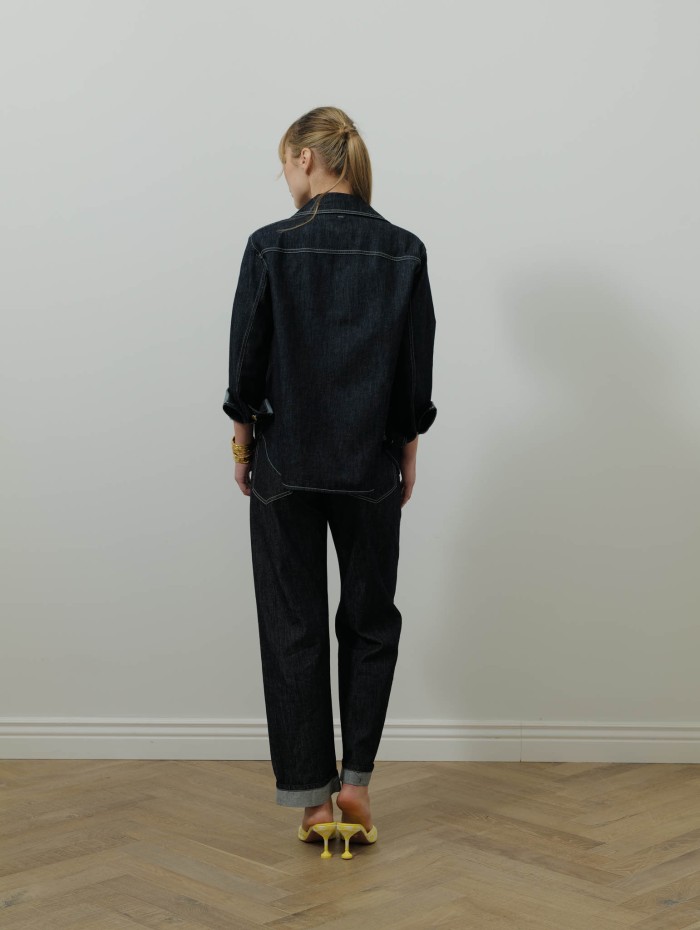 Jean en denim avec revers - Smmchiara - Max Mara