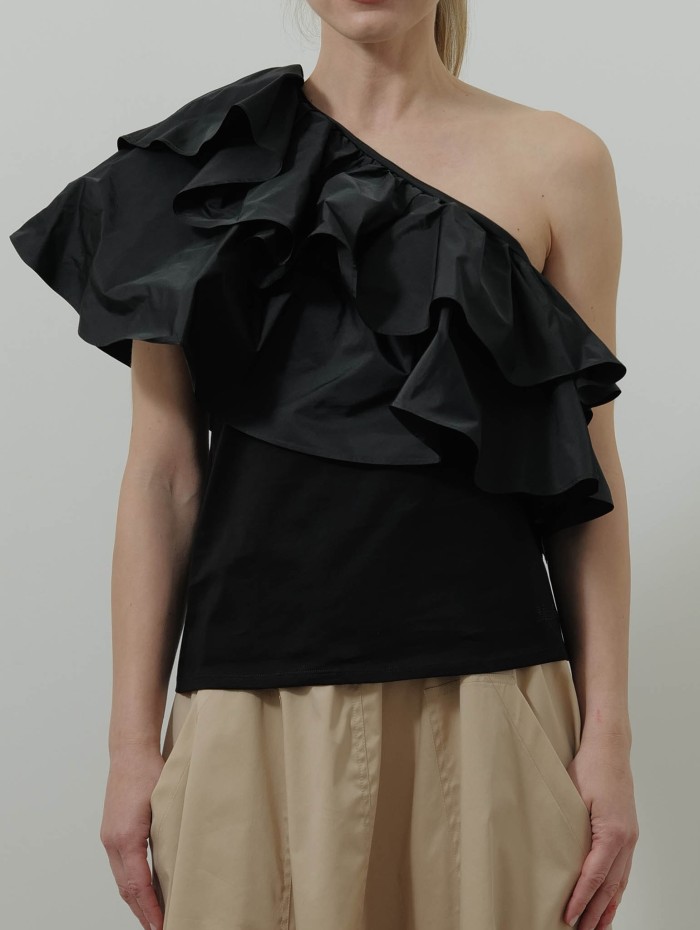 Top à volants asymétrique - Mseorca - Max Mara