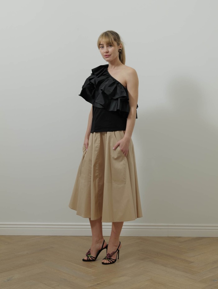 Top à volants asymétrique - Mseorca - Max Mara