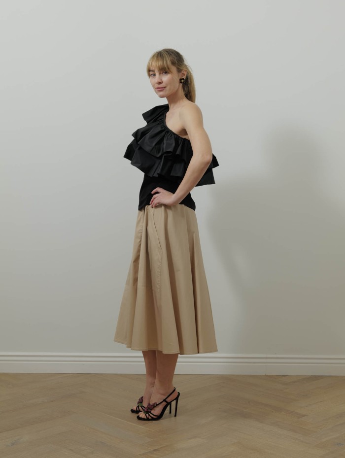 Top à volants asymétrique - Mseorca - Max Mara