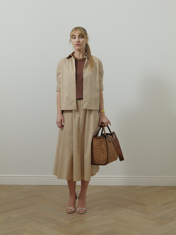 Jupe en coton beige - Lou - 26 Avenue