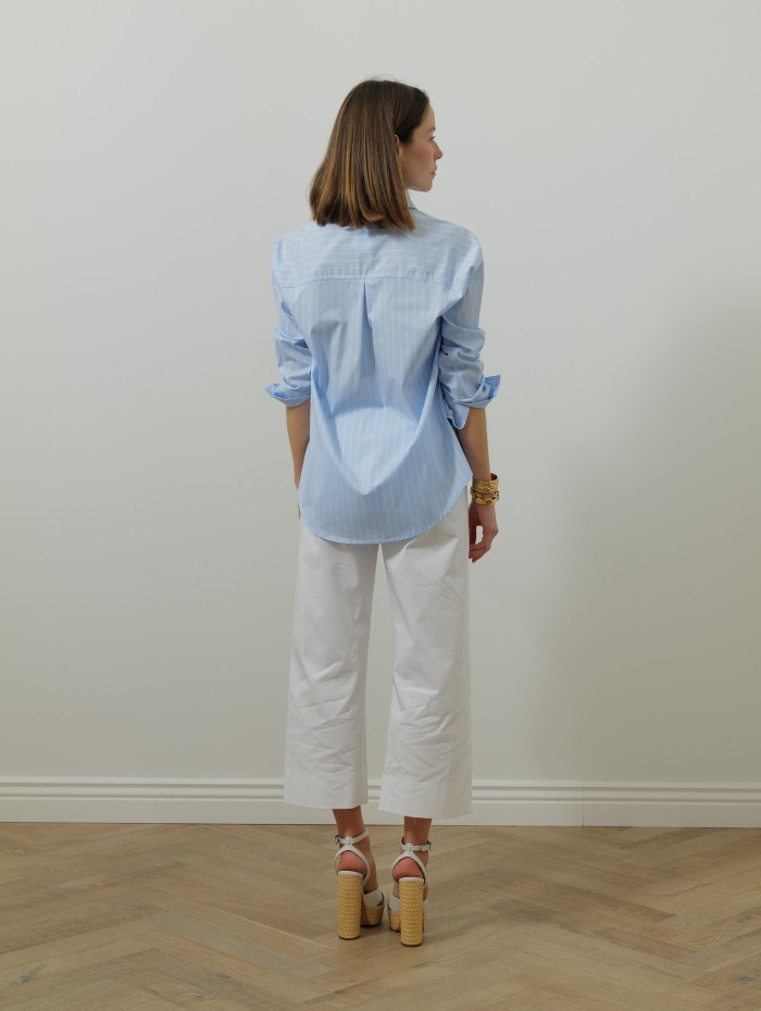 Chemise à rayures en coton - Boyfriend - Andréa Lev
