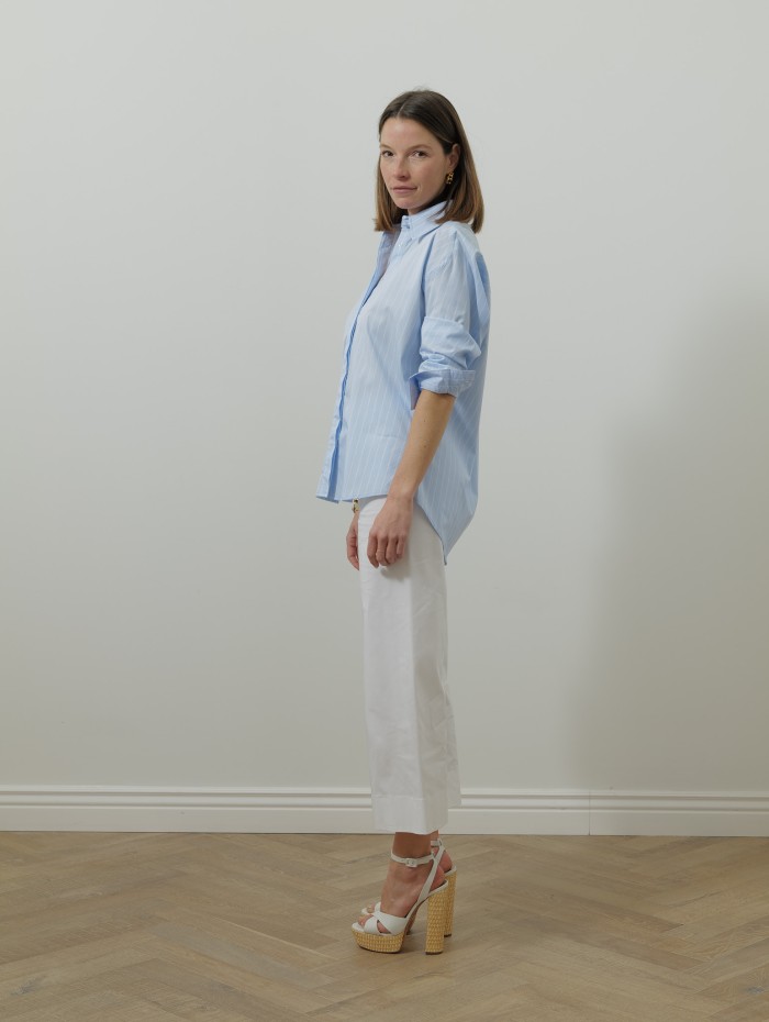 Chemise à rayures en coton - Boyfriend - Andréa Lev