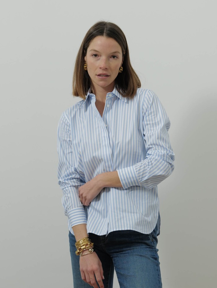 Chemise bleu à rayures - Maccenni - Max Mara