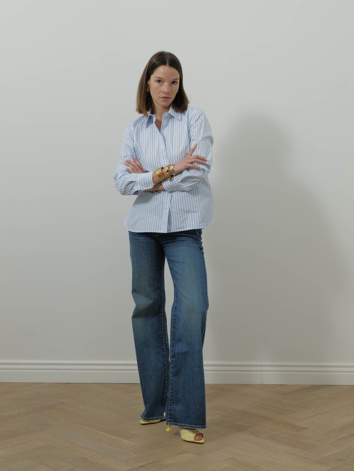 Chemise bleu à rayures - Maccenni - Max Mara