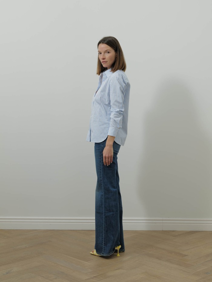 Chemise bleu à rayures - Maccenni - Max Mara