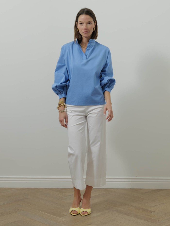 Blouse oversize en popeline de coton - Polly - Andréa Lev