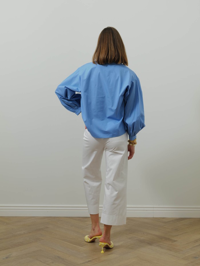 Blouse oversize en popeline de coton - Polly - Andréa Lev