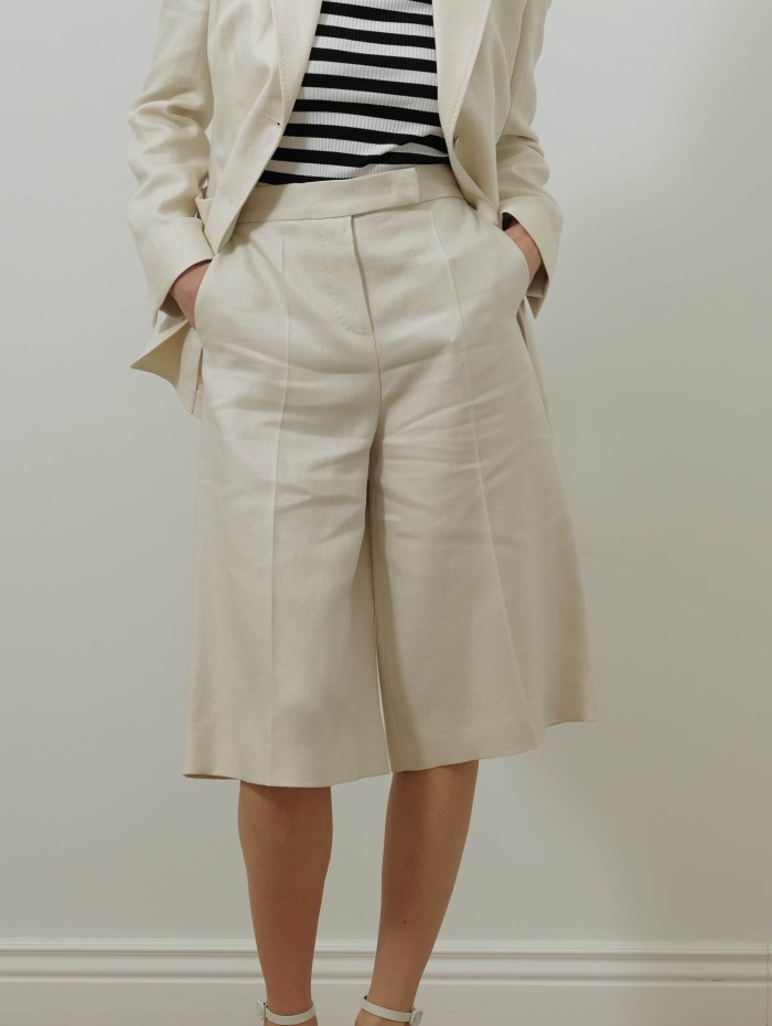 Bermuda blanc cassé - Mxmkaki - Max Mara