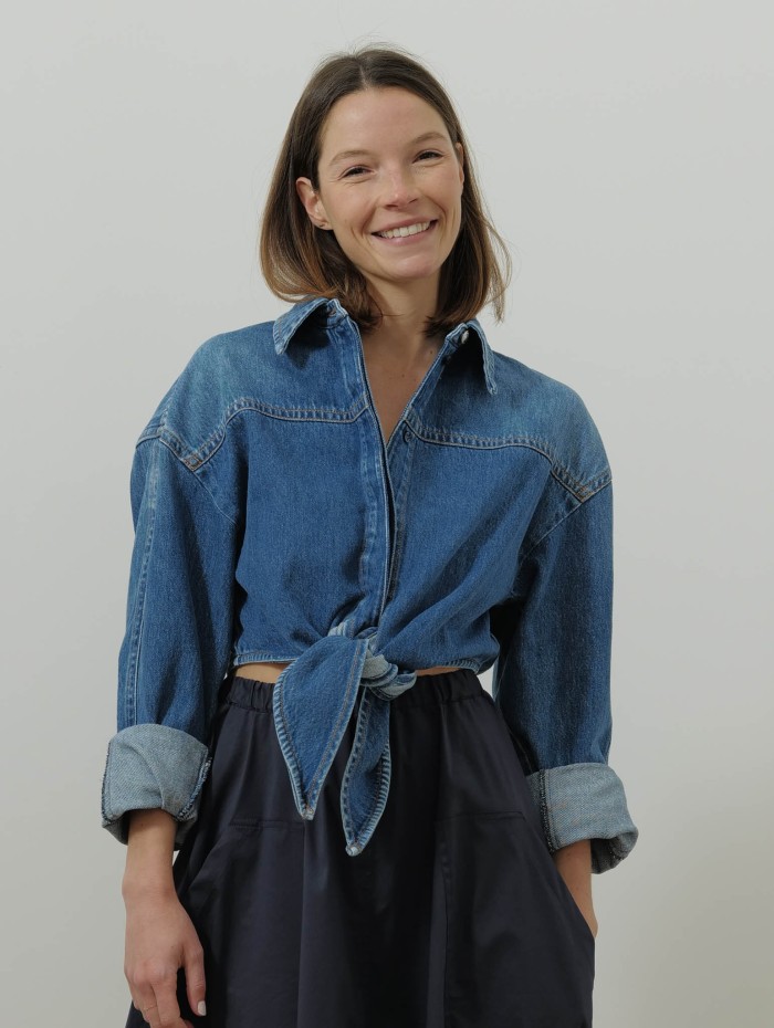 Chemise en jean à nouer - Spxevera - Max Mara