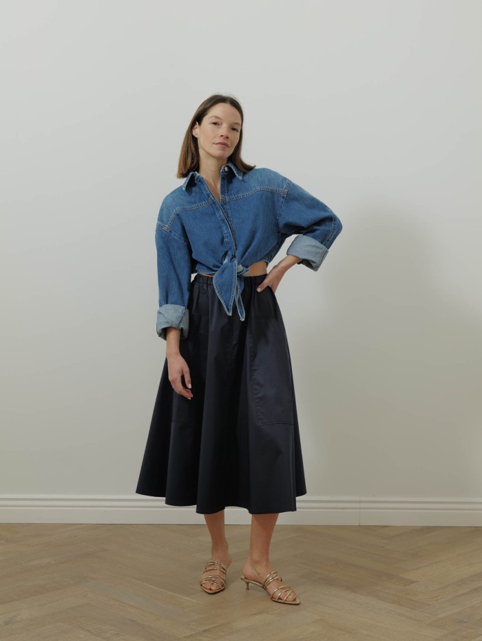 Chemise en jean à nouer - Spxevera - Max Mara