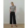 Tee-shirt marinière col rond - Lana - Nili Lotan
