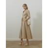 Robe longueur midi beige - Angelina - 26 Avenue