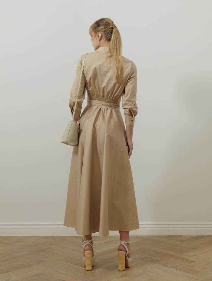 Robe longueur midi beige - Angelina - 26 Avenue