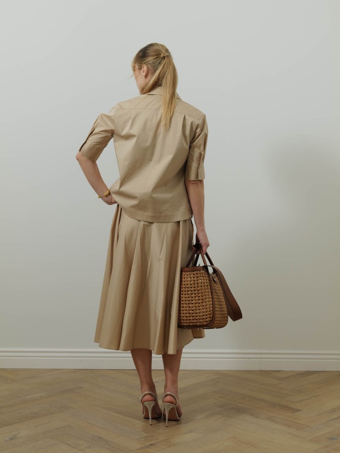 Sac en raphia et cuir - Mxamarinecesto - Max Mara