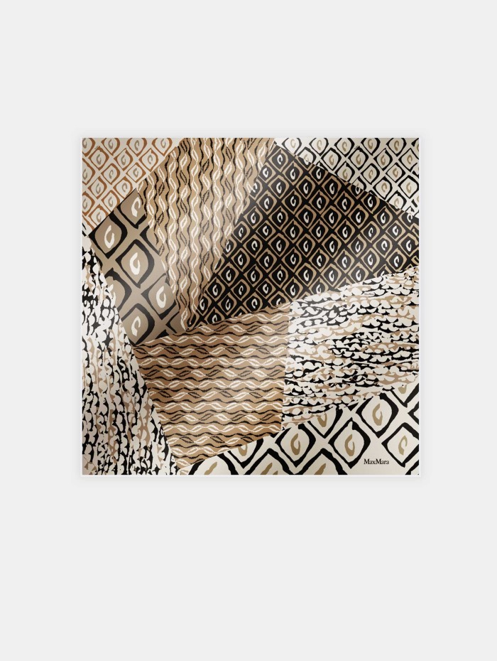 Foulard carré en soie - Mxacarre90w - Max Mara