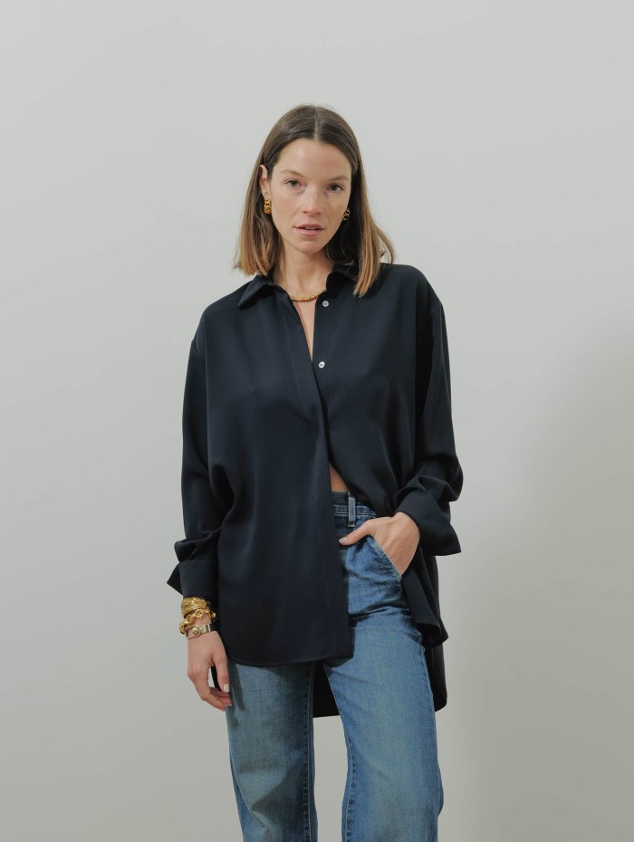 Chemise liquette navy - Lucrezia - 26 Avenue