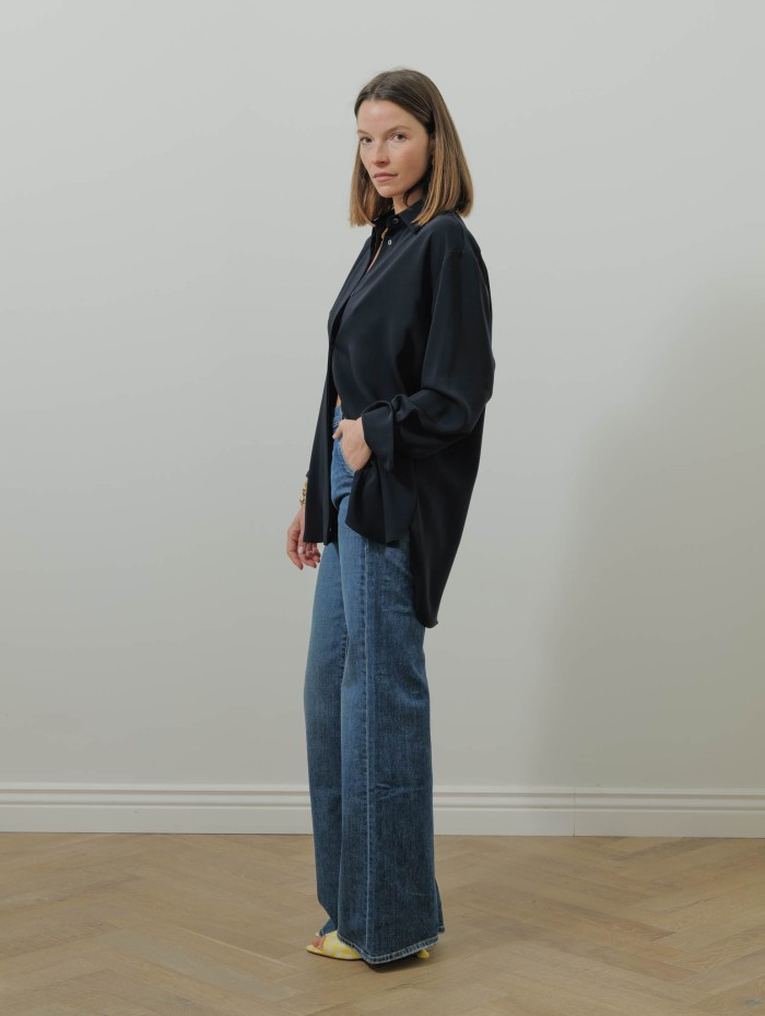 Chemise liquette navy - Lucrezia - 26 Avenue