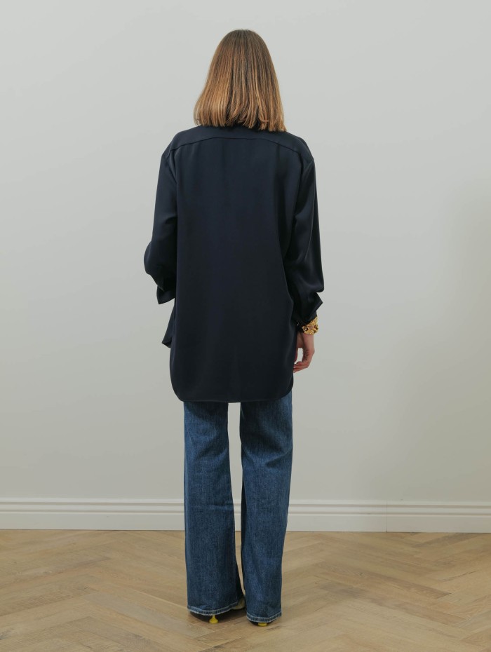 Chemise liquette navy - Lucrezia - 26 Avenue