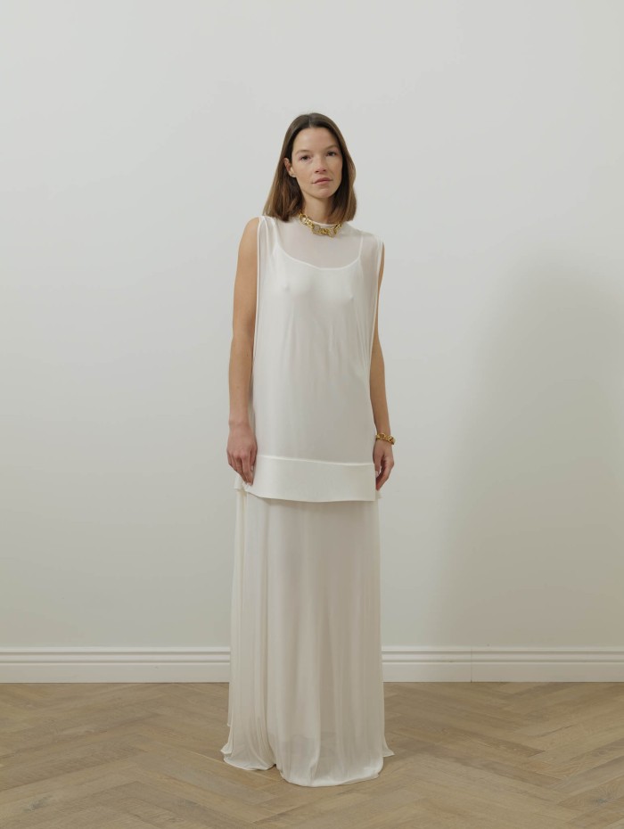 Robe longue en jersey de viscose - Spscolle - Max Mara