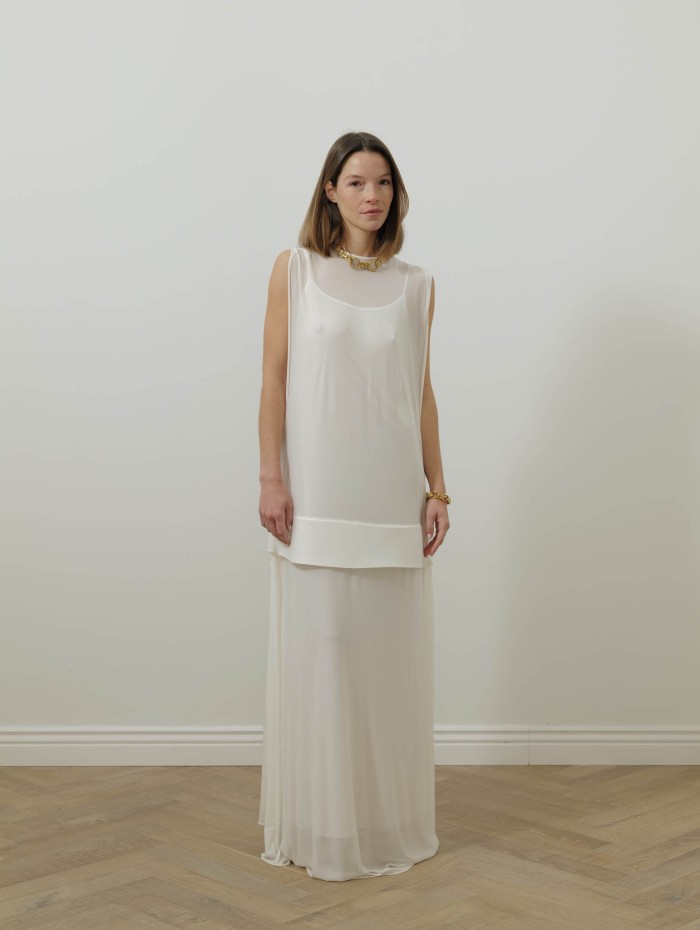 Robe longue en jersey de viscose - Spscolle - Max Mara
