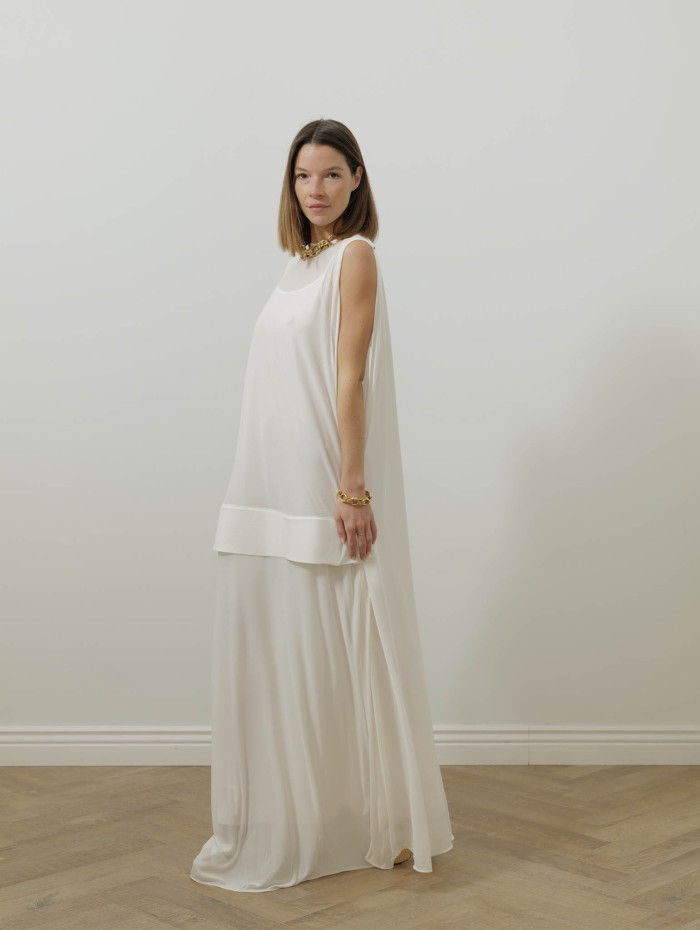 Robe longue en jersey de viscose - Spscolle - Max Mara