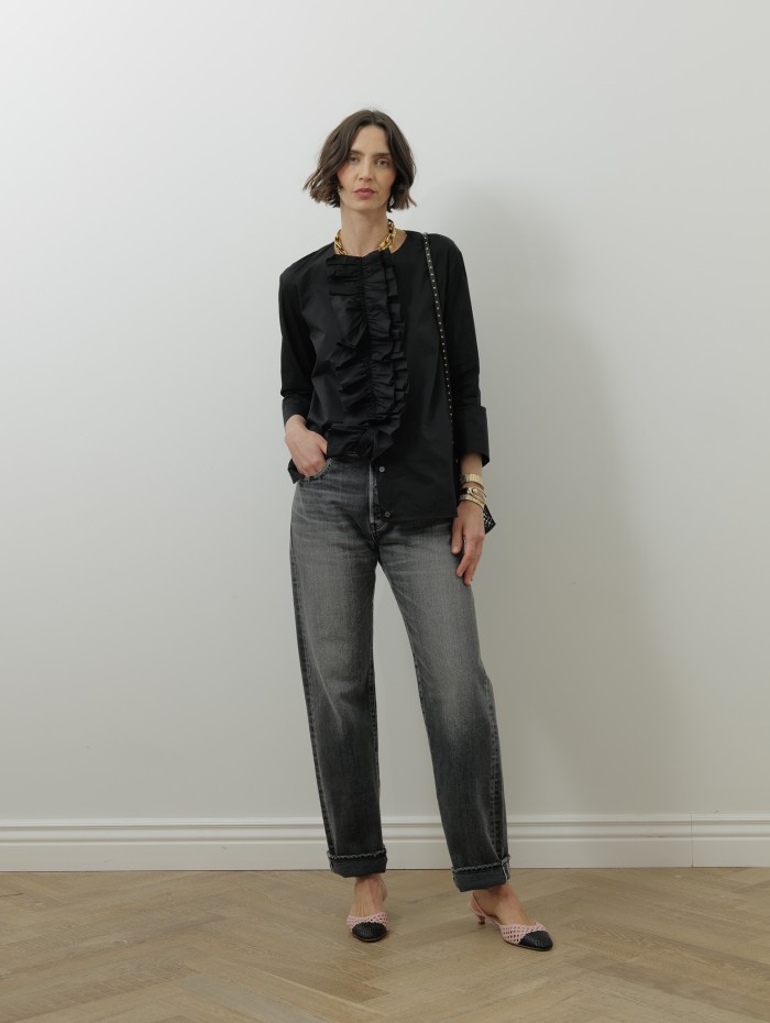 Chemise noire - Frou frou - A Shirt