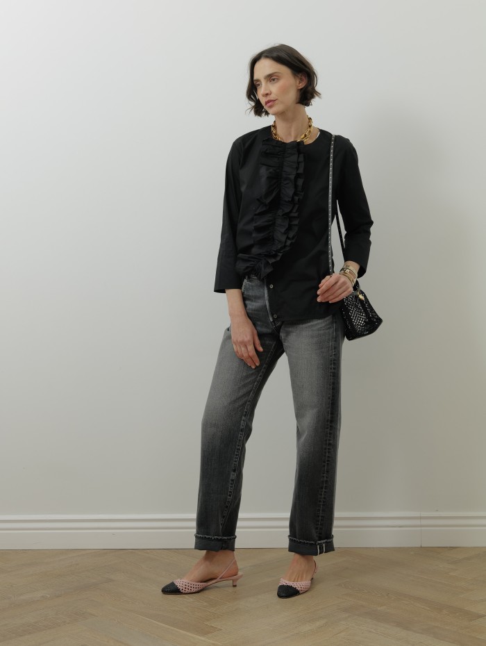 Chemise noire - Frou frou - A Shirt