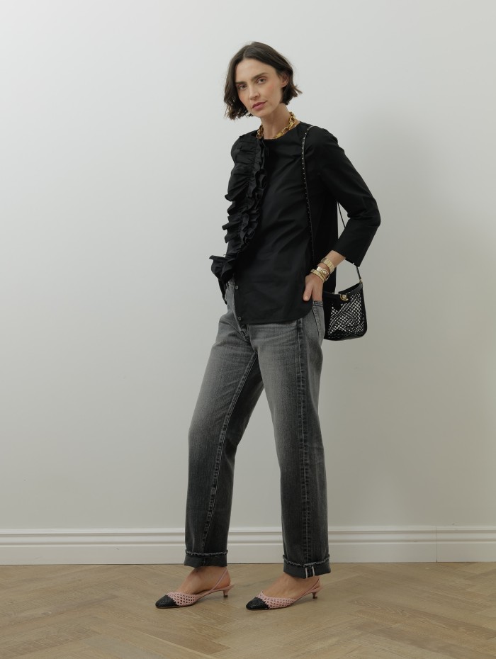 Chemise noire - Frou frou - A Shirt