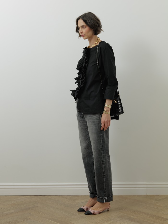 Chemise noire - Frou frou - A Shirt