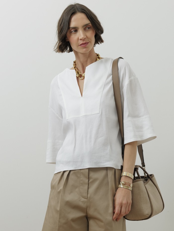 Blouse en toile de lin - Mxpsospiro - Max Mara