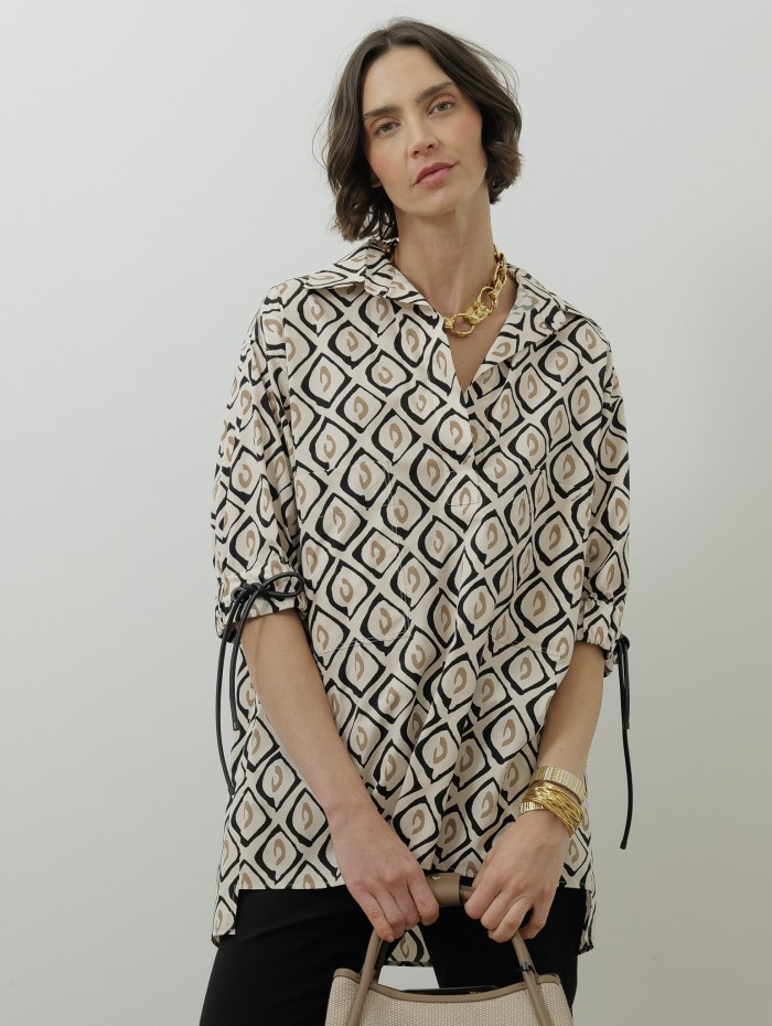 Chemisier en popeline de coton - Mxmercu - Max Mara