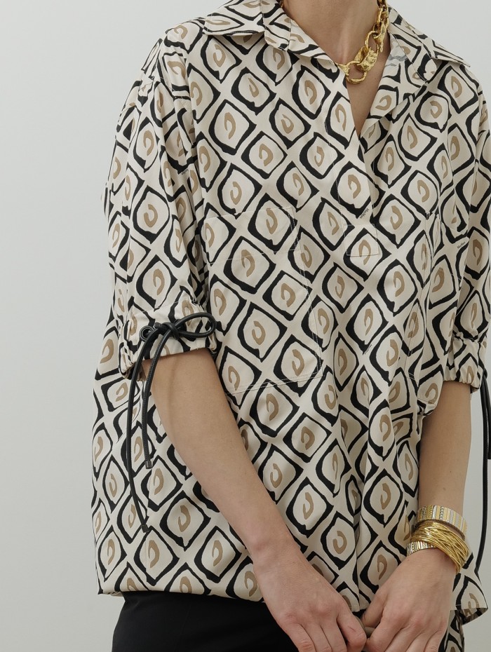 Chemisier en popeline de coton - Mxmercu - Max Mara