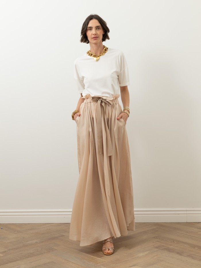 Jupe longue - Long gg beach skirt - Patou