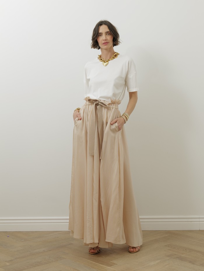 Jupe longue - Long gg beach skirt - Patou