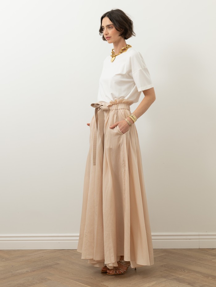 Jupe longue - Long gg beach skirt - Patou